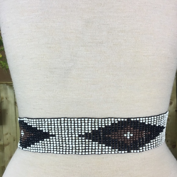 Beaded Southwestern Stretch Belt - Picture 4 of 8